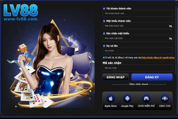 Việc mở ĐĂNG KÝ tại LV88